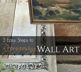 3 easy steps for repurposing old canvas art, crafts, repurposing upcycling, wall decor