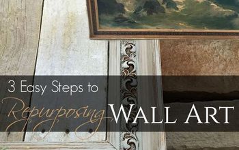 3 Easy Steps for Repurposing Old Canvas Art