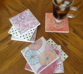 s 15 reasons to drop everything and buy inexpensive tile, tiling, Create a Set of Patterned Coasters
