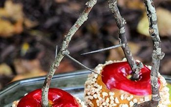 Cómo hacer manzanas de caramelo de imitación (para la decoración de otoño)