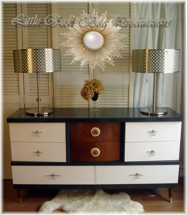 Glam Midcentury Modern Swedish Dresser In Hollywood Regency Style Glam Midcentury Modern Swedish Dresser In Hollywood Regency Style