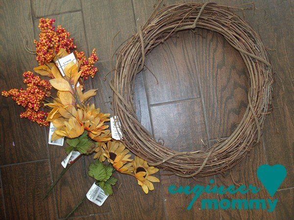 fall floral wreath, crafts, seasonal holiday decor, wreaths