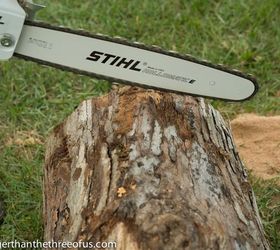 tree stump to rolling plant stand, diy, gardening, outdoor living, repurposing upcycling