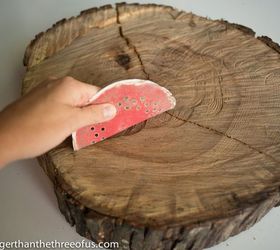 tree stump to rolling plant stand, diy, gardening, outdoor living, repurposing upcycling
