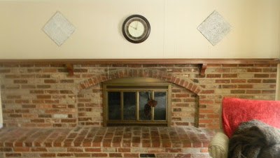 a room in guilford green w whitewashed brick and thrift store finds, concrete masonry, diy, fireplaces mantels, home decor, living room ideas, painted furniture, painting