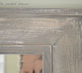 how to give a cheap mirror an expensive weathered wood finish, chalk paint, home decor, how to, painted furniture