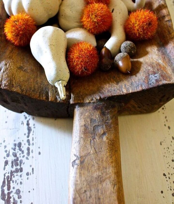 fall painted neutral pumpkins, crafts, seasonal holiday decor