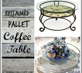 reclaimed pallet wood coffee table, painted furniture, pallet, repurposing upcycling