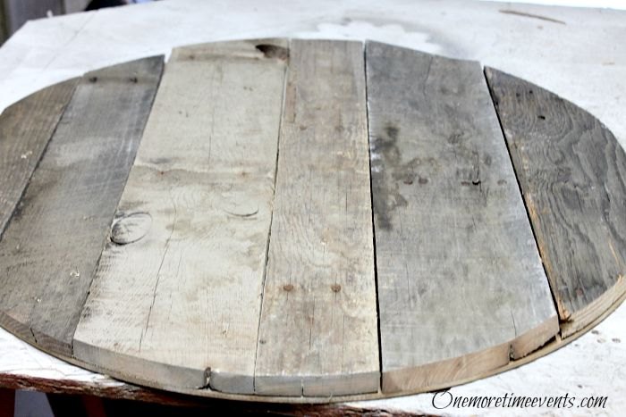 mesa de centro de madera de palet recuperada