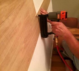 shiplap wall on a budget, dining room ideas, diy, painting, wall decor, woodworking projects