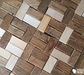 tiling a tray with popsicle sticks, crafts, repurposing upcycling