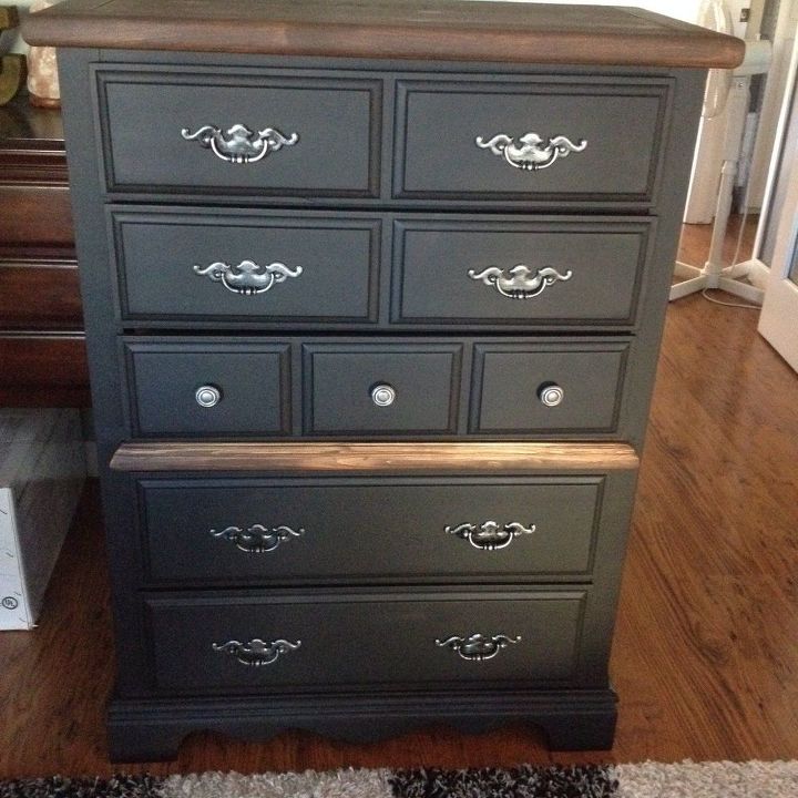 chest of drawers trash to treasure, painted furniture