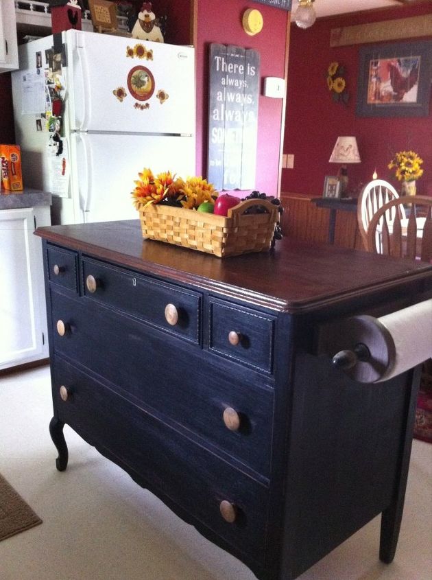 From Dresser To Kitchen Island From Dresser To Kitchen Island
