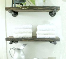 industrial shelves a how to, diy, repurposing upcycling, shelving ideas