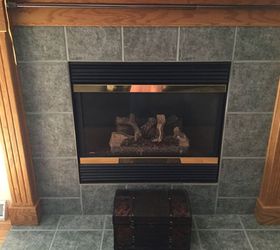 can i paint the ceramic tiles around my fireplace so ugly