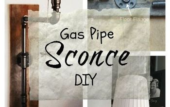 Gas Pipe Wall Sconce DIY