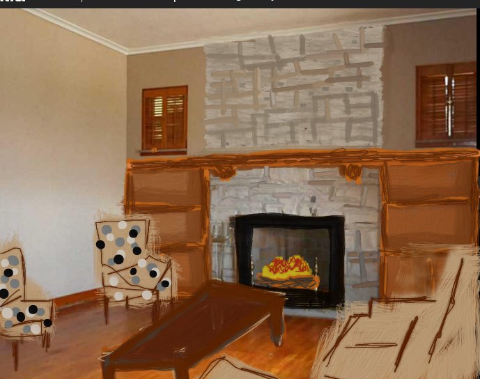 q i need fireplace help, fireplaces mantels, Mantle wall to wall under the windows stone faux for upper area extended to the ceiling i put in our furniture sort of