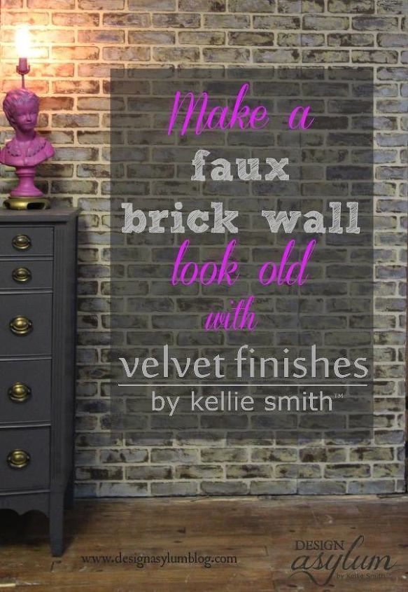 diy como fazer paredes de tijolos falsos parecerem velhas