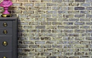 DIY: Making Faux Brick Walls Look Old