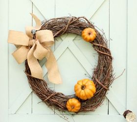 how to make a pumpkin wreath, crafts, how to, seasonal holiday decor, wreaths
