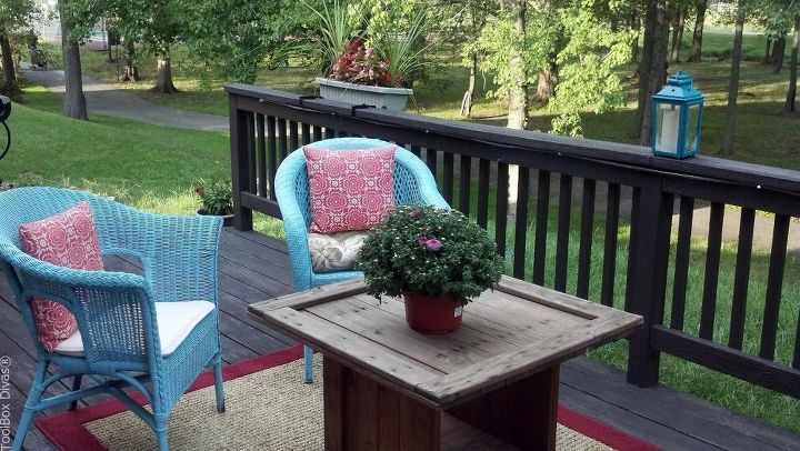 back yard chronicles my makeover on a dime, decks, gardening, outdoor furniture, outdoor living, repurposing upcycling