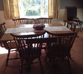 q dining room dilemma, paint colors, The table and chairs