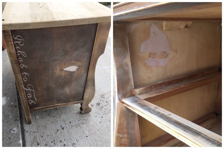 from the trash to a treasure, painted furniture