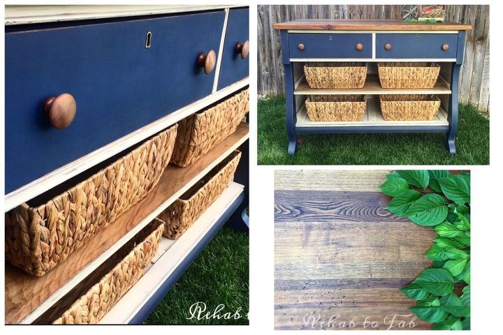 from the trash to a treasure, painted furniture