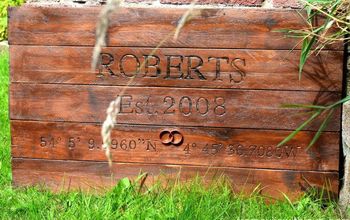 DIY Copper Wedding Anniversary Present From Wooden Planks