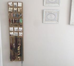 diy jewelry holder, crafts, organizing