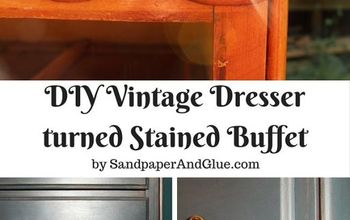 Vintage Dresser Turned Dining Room Buffet