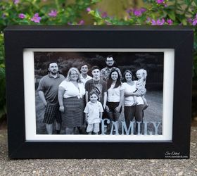 etched family frame, crafts