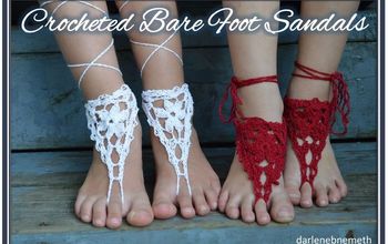 Crocheted Barefoot Sandals