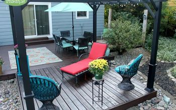 "Back to School" Deck Makeover Before and After #BackyardReady!