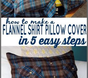 Cómo hacer una funda de almohada de camisa de franela en 5 sencillos pasos