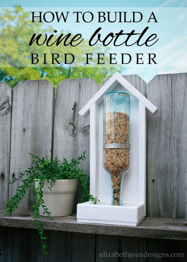How To Build A Wine Bottle Bird Feeder | Hometalk