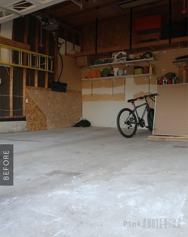 cambio de imagen del garaje antes y despues