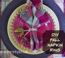 diy fall napkin rings, crafts, seasonal holiday decor