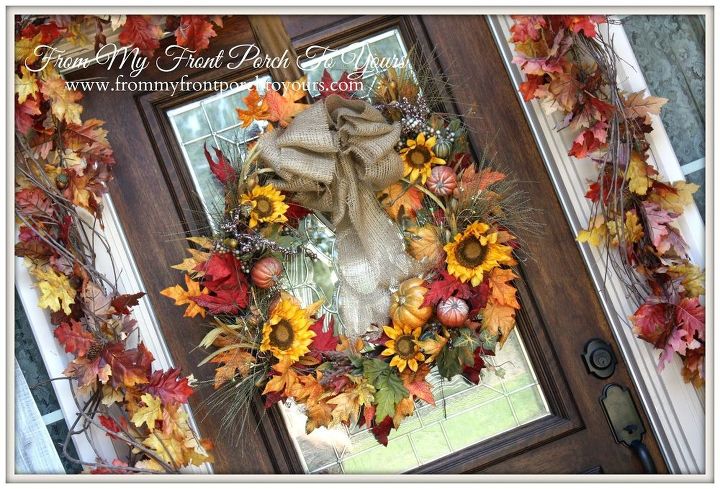 fall porch inspiration, crafts, curb appeal, porches, seasonal holiday decor