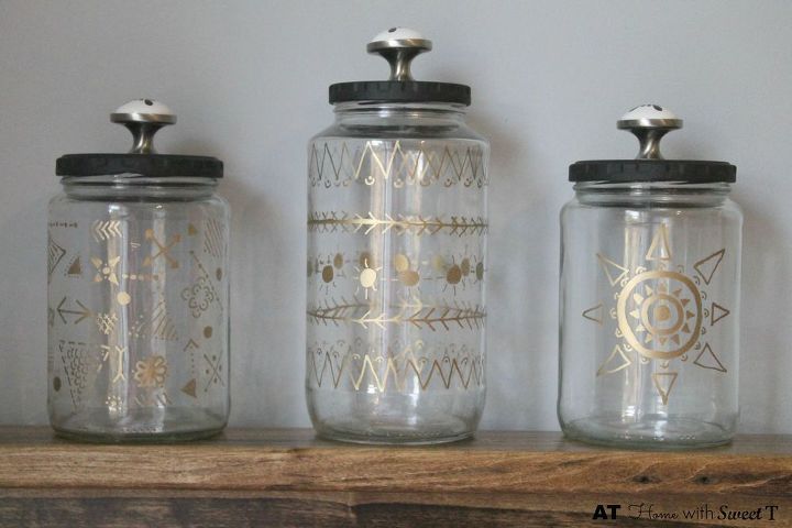 boho jars, crafts