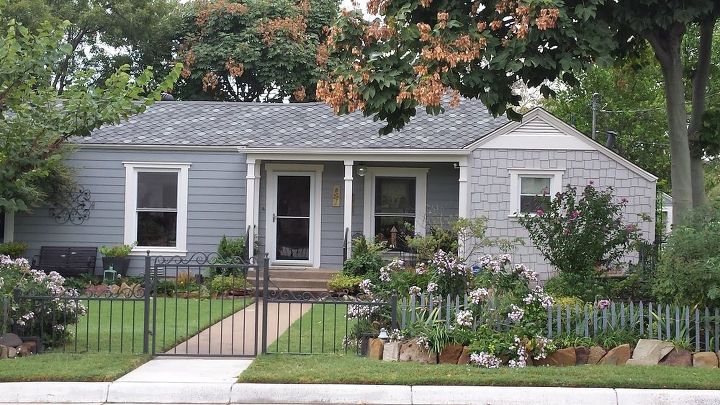 from plain box to cherished home, curb appeal, gardening
