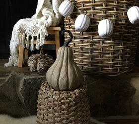 diy pumpkin garland, crafts, seasonal holiday decor