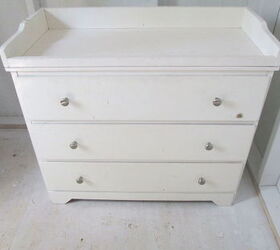 french changing table make over, painted furniture, repurposing upcycling, shabby chic