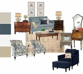 traditional living room makeover, flooring, hardwood floors, home decor, lighting, living room ideas, reupholster