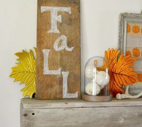 fall mantel fall ideas tour, crafts, fireplaces mantels, seasonal holiday decor