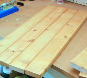 diy rustic wood tray, crafts, woodworking projects
