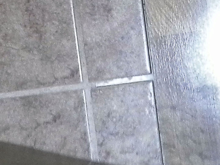 q broken and missing bathroom grout, bathroom ideas, cleaning tips, tile flooring, tiling