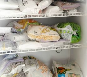 how to create a gorgeous looking totally organized upright freezer, appliances, how to, organizing, storage ideas