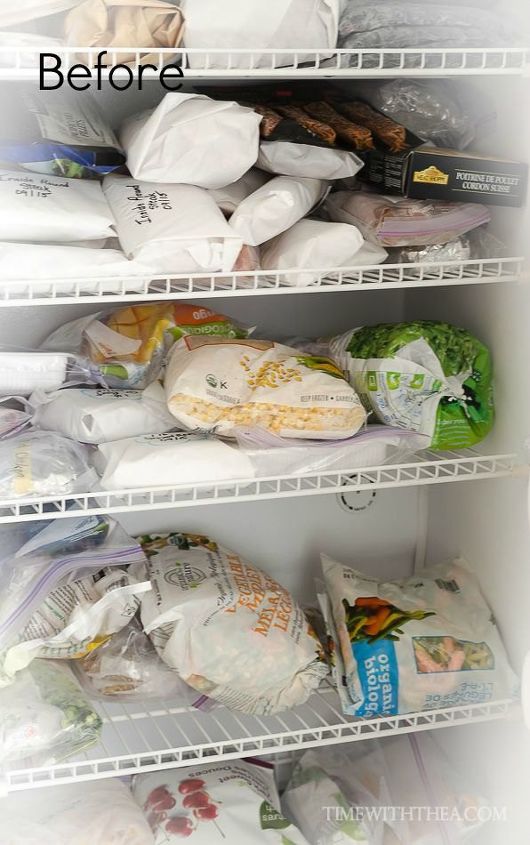 how to create a gorgeous looking totally organized upright freezer