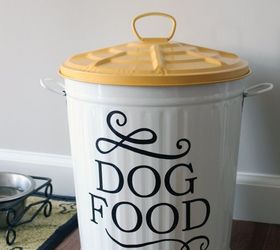 chic dog food storage, repurposing upcycling, storage ideas